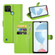 OPPO Realme C21Y Litchi Texture Horizontal Flip Protective Case with Holder & Card Slots & Wallet - Green