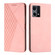 OPPO Reno7 4G Global/F21 Pro 4G Diamond Splicing Skin Feel Magnetic Leather Phone Case - Rose Gold