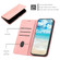 OPPO Reno7 4G Global/F21 Pro 4G Diamond Splicing Skin Feel Magnetic Leather Phone Case - Rose Gold