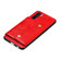 OPPO A91 PU + TPU Shockproof Magnetic Protective Case with Card Slots - Red
