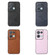 OPPO Reno8 Cowhide Texture PU Phone Case - Black