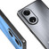 OPPO A1 Pro / A98 Metal Brushed Texture Shockproof Phone Case - Blue