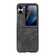 OPPO Find N2 Flip Morocco Texture PU Shockproof Phone Case - Black