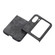 OPPO Find N2 Flip Morocco Texture PU Shockproof Phone Case - Black