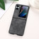 OPPO Find N2 Flip Morocco Texture PU Shockproof Phone Case - Black