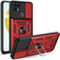 OPPO Realme C21/C20/C11 2021 Sliding Camera Cover Design TPU+PC Phone Protective Case - Red