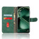 OPPO Find X6 Skin Feel Magnetic Flip Leather Phone Case - Green