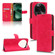 OPPO Find X6 Skin Feel Magnetic Flip Leather Phone Case - Rose Red
