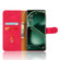 OPPO Find X6 Pro Skin Feel Magnetic Flip Leather Phone Case - Rose Red