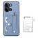 OPPO Find X6 Pro Wristband Kickstand Card Wallet Back Cover Phone Case with Tool Knife - Brown