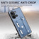 OPPO Find X6 Wristband Kickstand Card Wallet Back Cover Phone Case with Tool Knife - Khaki