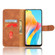 OPPO A58 4G Skin Feel Magnetic Flip Leather Phone Case - Brown