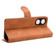 OPPO A58 4G Skin Feel Magnetic Flip Leather Phone Case - Brown