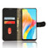 OPPO A58 4G Skin Feel Magnetic Flip Leather Phone Case - Black