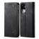 OPPO Reno10 Global / Reno10 Pro Global Denim Texture Casual Style Horizontal Flip Leather Case - Black