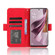 OPPO Reno10 / Reno10 Pro Global Skin Feel Calf Texture Card Slots Leather Phone Case - Red