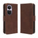 OPPO Reno10 / Reno10 Pro Global Skin Feel Calf Texture Card Slots Leather Phone Case - Brown