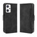 OPPO Reno7 A Skin Feel Calf Texture Card Slots Leather Phone Case - Black
