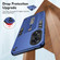 OPPO A78 5G Variety Brave Armor Finger Loop Holder Phone Case - Blue