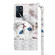 OPPO A16 / A16s / A54s 3D Painted Leather Phone Case - Reflection White Cat