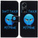 OPPO A98 5G / F23 5G India Coloured Drawing Flip Leather Phone Case - Anger