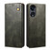 OPPO A98 5G Oil Wax Crazy Horse Texture Leather Phone Case - Green