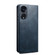 OPPO A98 5G Oil Wax Crazy Horse Texture Leather Phone Case - Blue