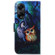 OPPO A98 5G / F23 5G India Coloured Drawing Flip Leather Phone Case - Oil Painting Owl