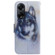 OPPO A98 5G / F23 5G India Coloured Drawing Flip Leather Phone Case - White Wolf