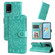 OPPO A54 4G / A16 / A16s / A55 4G Embossed Sunflower Leather Phone Case - Green