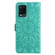 OPPO A54 4G / A16 / A16s / A55 4G Embossed Sunflower Leather Phone Case - Green
