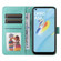 OPPO A54 4G / A16 / A16s / A55 4G Embossed Sunflower Leather Phone Case - Green
