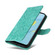 OPPO A54 4G / A16 / A16s / A55 4G Embossed Sunflower Leather Phone Case - Green