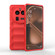 OPPO Find X6 Pro 5G Magic Shield TPU + Flannel Phone Case - Red