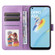 OPPO A54 4G / A16 / A16s / A55 4G Embossed Sunflower Leather Phone Case - Purple