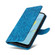 OPPO A54 4G / A16 / A16s / A55 4G Embossed Sunflower Leather Phone Case - Blue