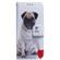 OPPO A98 5G / F23 5G India Coloured Drawing Flip Leather Phone Case - Pug