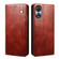 OPPO A38 4G / A18 4G Oil Wax Crazy Horse Texture Leather Phone Case - Brown