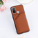 OPPO A53 Skin Feel PU + TPU + PC Back Cover Shockproof Case with Card Slots & Holder & Photo Frame - Brown