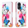 OPPO A78 5G Colored Drawing Pattern Leather Phone Case - Butterflies