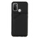 OPPO A53 Skin Feel PU + TPU + PC Back Cover Shockproof Case with Card Slots & Holder & Photo Frame - Black