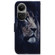 OPPO Reno10 5G Global/Reno10 Pro Global Coloured Drawing Flip Leather Phone Case - Lion