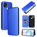 OPPO Realme C21Y Carbon Fiber Texture Horizontal Flip TPU + PC + PU Leather Case with Card Slot - Blue