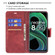 OPPO Realme 8 5G/Realme V13 5G Retro Lambskin Texture Pure Color Horizontal Flip PU Leather Case with Holder & Card Slots & Wallet & Lanyard - Red