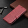 OPPO Realme 8 5G/Realme V13 5G Retro Lambskin Texture Pure Color Horizontal Flip PU Leather Case with Holder & Card Slots & Wallet & Lanyard - Red