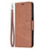 OPPO Realme 8 5G/Realme V13 5G Retro Lambskin Texture Pure Color Horizontal Flip PU Leather Case with Holder & Card Slots & Wallet & Lanyard - Brown