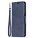 OPPO Realme 8 5G/Realme V13 5G Retro Lambskin Texture Pure Color Horizontal Flip PU Leather Case with Holder & Card Slots & Wallet & Lanyard - Blue