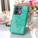 OPPO Reno8 Embossed Butterfly Flip Leather Phone Case - Green