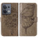 OPPO Reno8 Embossed Butterfly Flip Leather Phone Case - Grey