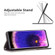 OPPO Find X5 Prismatic Invisible Magnetic Leather Phone Case - Grey